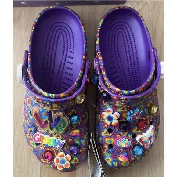 NEW in Box Croc X Lisa Frank Limited Edition Women's 10 - Picture 1 of 9